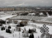 A Moscow landscape. I am happy for my Moscow friends who have this beautiful park right under their windows.