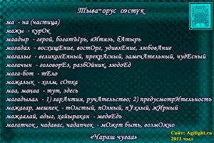 «Чараш чугаа»: учимся правильно говорить