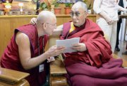 Барри Керзин рассказал Его Святейшеству Далай-ламе о работе в Туве